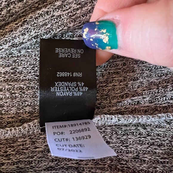 BNWT Torrid Super Soft Grey duster cardigan. Size 1 - Picture 2 of 4